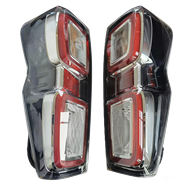 D-MAX Tail Light (Clear Red Chrome Style)